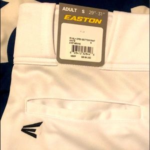 White Easton Baseball Pants Mens